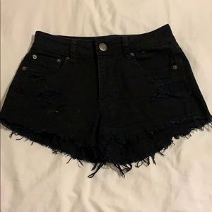 Denim shorts